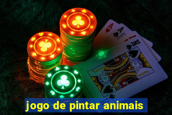 jogo de pintar animais